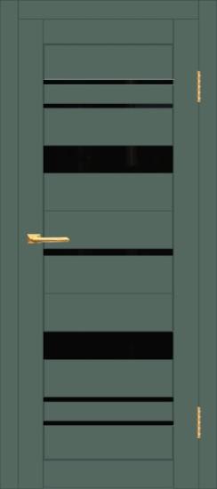 Межкомнатная дверь с экошпоном ДП DIM I-16 Seagrass Matt Lacobel Black