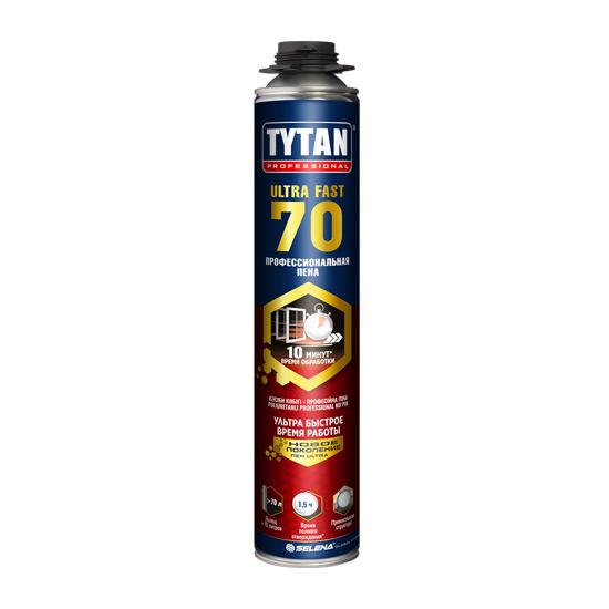 Монтажная пена Tytan Ultra Fast 70 профессиональная, ультра быстрая