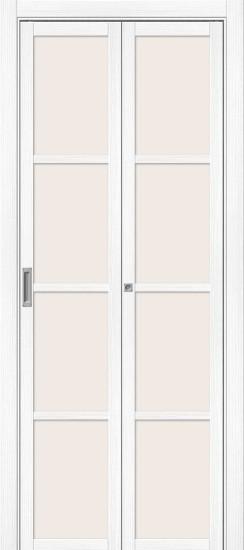 Межкомнатная дверь с Экошпоном Твигги-11.3 скл. Snow Melinga / Magic Fog