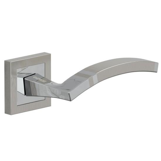 Ручка раздельная Bravo A-206 матовый никель-хром