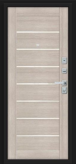 Металлическая дверь Прайм/BChrome Almon/Cappuccino Melinga