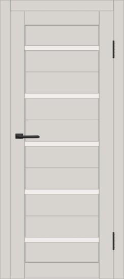 Межкомнатная дверь с экошпоном ДП DIM I-1 Silk Matt Сатинато Белый