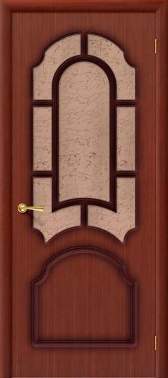 Межкомнатная шпонированная дверь Соната Макоре / Бронзовое