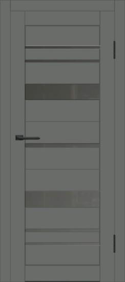 Межкомнатная дверь с экошпоном ДП DIM I-16 Graphite Matt Сатинато Графит
