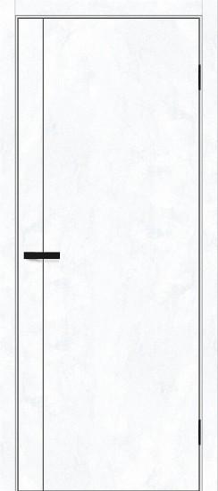 Межкомнатная дверь с экошпоном Браво-0.10.П Snow Art