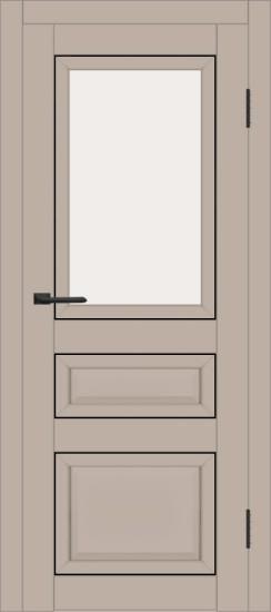 Межкомнатная дверь с экошпоном ДП DIM I-23 Dune Matt BM Сатинато Белый