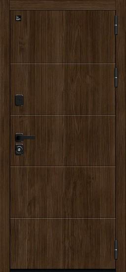 Металлическая дверь Глори Pecan/Cappuccino Melinga