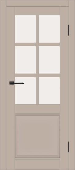 Межкомнатная дверь с экошпоном ДП DIM I-15 Dune Matt Сатинато Белый