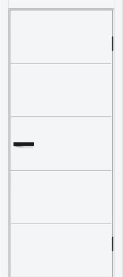 Межкомнатная дверь с покрытием винил Граффити-2.Д White Pro