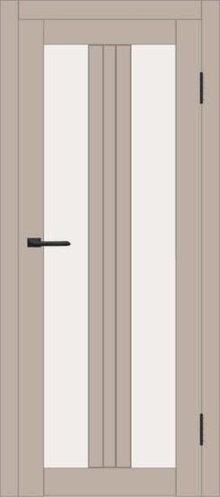 Межкомнатная дверь с экошпоном ДП DIM I-6 Dune Matt Сатинато Белый