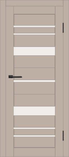 Межкомнатная дверь с экошпоном ДП DIM I-16 Dune Matt Сатинато Белый