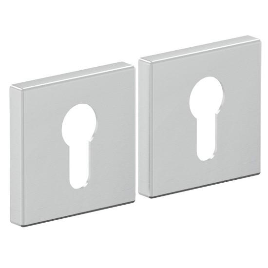 Накладка цилиндровая на квадратной розетке AS-3CL SChrome (МатХром)