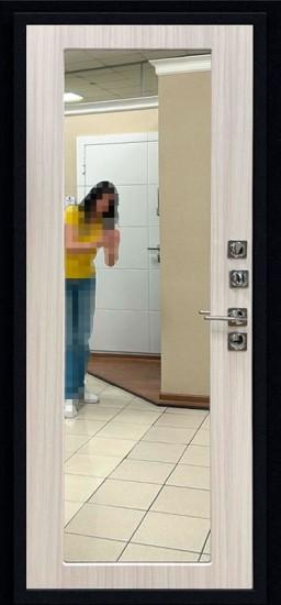 Взломостойкая дверь DIM UNIVERSAL С-04 / зеркало 1001 MAXI Сандал белый. Выставочный образец