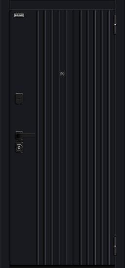 Металлическая дверь Граффити-32/SBlack Black Shell/White Pro