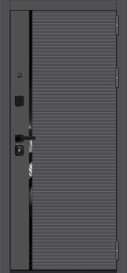 Входная дверь Optim Z-3 Графит/Белый