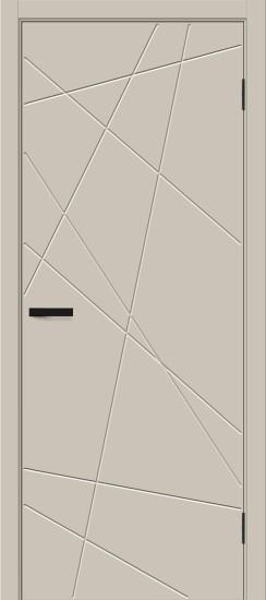 Межкомнатная дверь ПЭТ Граффити-5.Д.П Cream Silk
