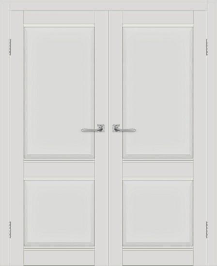 Двойная межкомнатная дверь с экошпоном ДП DIM I-10 Smoky Matt