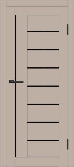 Межкомнатная дверь с экошпоном ДП DIM I-17 Dune Matt Lacobel Black