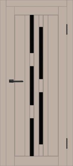 Межкомнатная дверь с экошпоном ДП DIM I-4 Dune Matt Lacobel Black