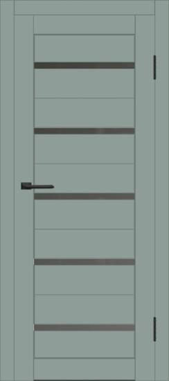 Межкомнатная дверь с экошпоном ДП DIM I-1 Gloomy sky Matt Сатинато Графит