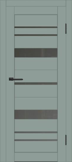 Межкомнатная дверь с экошпоном ДП DIM I-16 Gloomy sky Matt Сатинато Графит