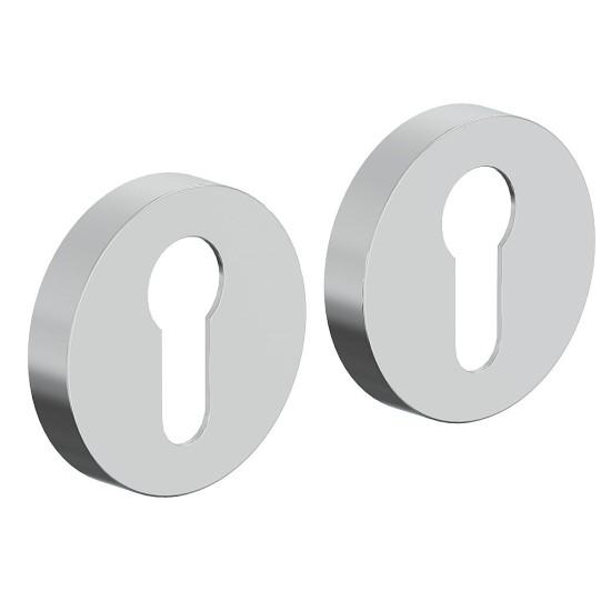 Накладка цилиндровая на круглой розетке AR-7CL Chrome (Хром)