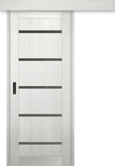 Межкомнатная дверь-купе ДП DIM I-1к Blond Wood / Сатинато Графит