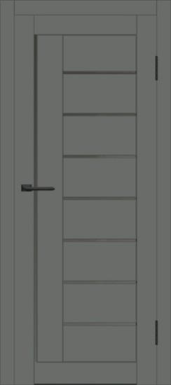Межкомнатная дверь с экошпоном ДП DIM I-17 Graphite Matt Сатинато Графит