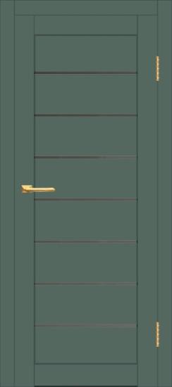 Межкомнатная дверь с экошпоном ДП DIM I-3 Seagrass Matt Сатинато Графит