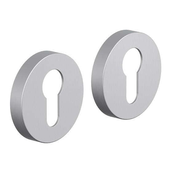 Накладка цилиндровая System R012Y БрашМатХром