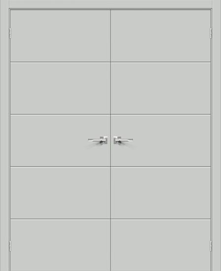 Двойная межкомнатная крашеная дверь Граффити-2 Grace