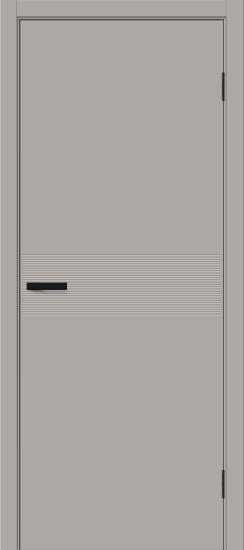 Межкомнатная дверь с покрытием винил Граффити-23.Д Grey Pro