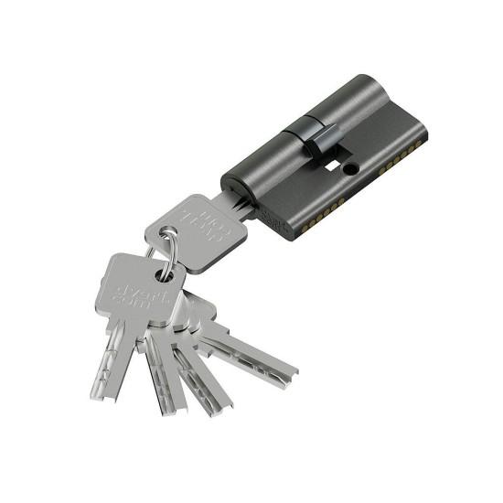 Цилиндр ключ/ключ KAB-6.3S 56(28/28) SGraphite (МатГрафит)