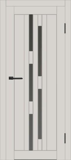 Межкомнатная дверь с экошпоном ДП DIM I-4 Silk Matt Сатинато Графит