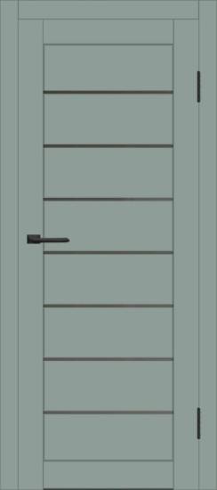Межкомнатная дверь с экошпоном ДП DIM I-3 Gloomy sky Matt Сатинато Графит
