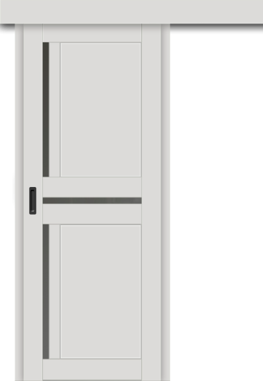 Межкомнатная дверь-купе ДП DIM I-5.1к Smoky Matt / Сатинато Графит