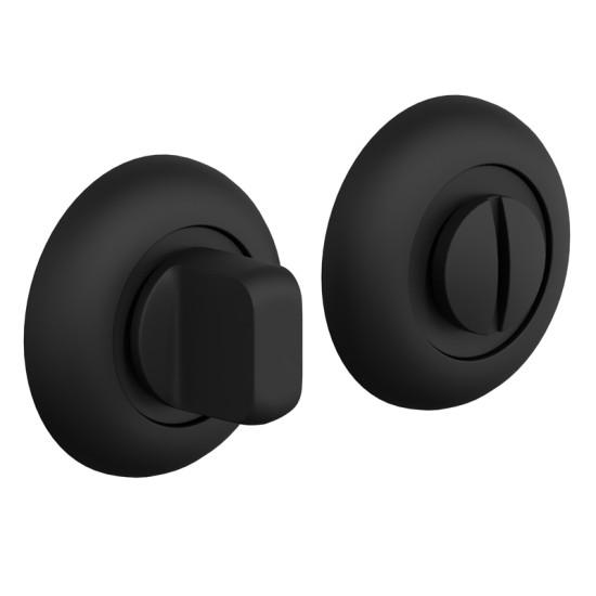 Фиксатор на круглой розетке Bravo A/Z-4WC матовый чёрный