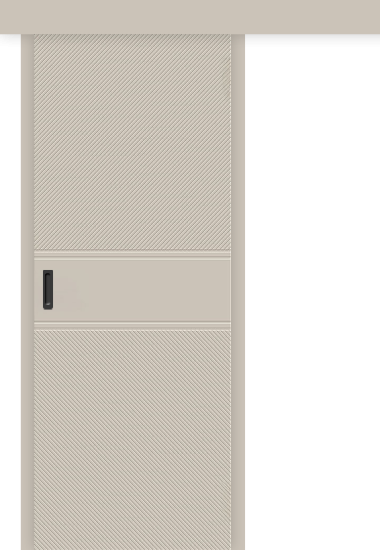 Межкомнатная дверь-купе Граффити-27к Creamy