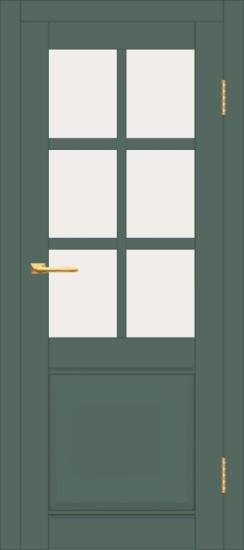 Межкомнатная дверь с экошпоном ДП DIM I-15 Seagrass Matt Сатинато Белый