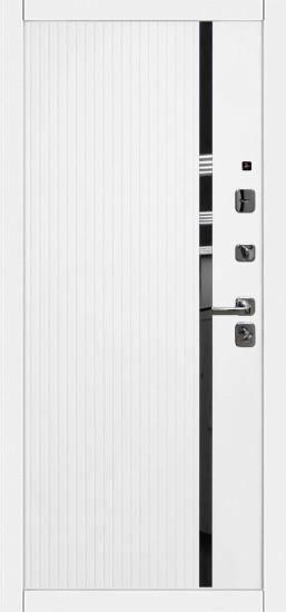 Входная дверь OIKO ACOUSTIC Grafika-2 White/Art Софт белый