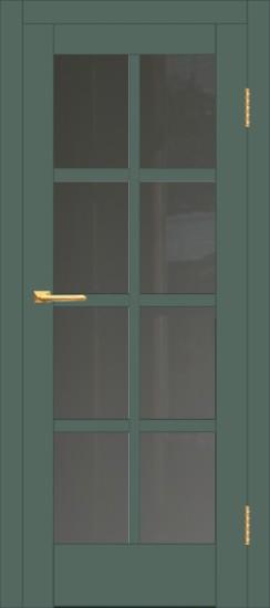 Межкомнатная дверь с экошпоном ДП DIM I-14 Seagrass Matt Сатинато Графит