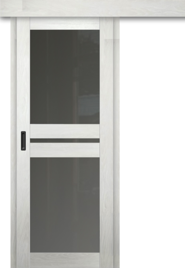 Межкомнатная дверь-купе ДП DIM I-7к Blond Wood / Сатинато Графит
