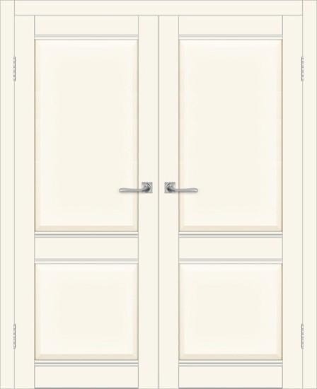 Двойная межкомнатная дверь с экошпоном ДП DIM I-10 Angel Matt