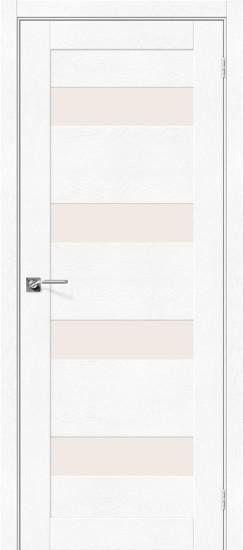 Межкомнатная дверь с экошпоном Легно-23 White Softwood