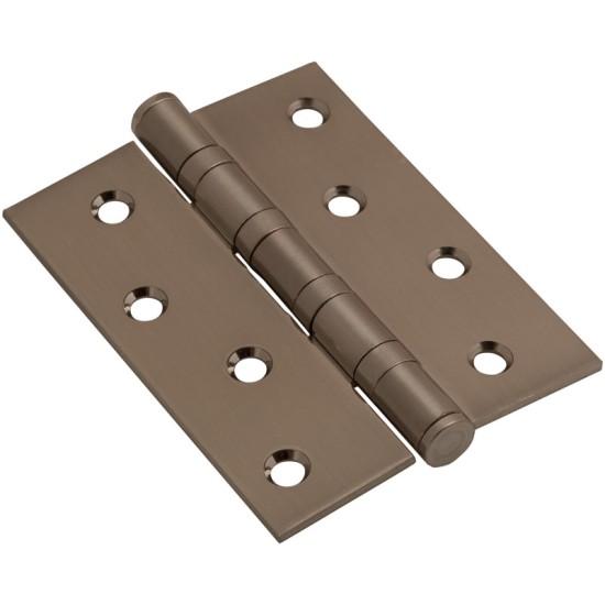 Петля врезная стальная 100*75*2,5 SN МатНикель (универс.)