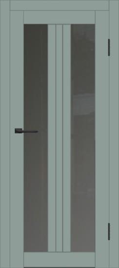Межкомнатная дверь с экошпоном ДП DIM I-6 Gloomy sky Matt Сатинато Графит