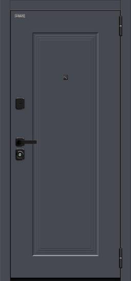 Металлическая дверь Айкон/SBlack Graphite Shell/White Silk