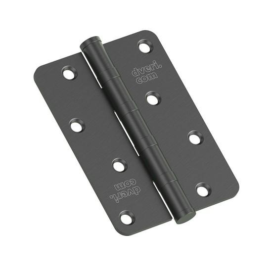 Петля врезная стальная HMS-2-4B 100*70*2,5 Uni SGraphite (МатГрафит)