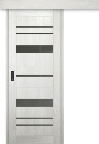 Межкомнатная дверь-купе ДП DIM I-16к Blond Wood / Сатинато Графит