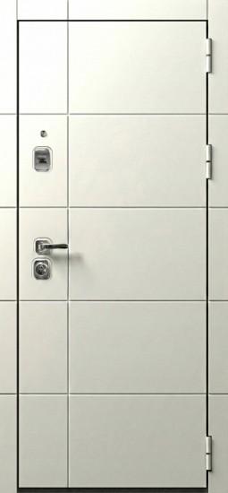 Входная дверь OIKO ACOUSTIC Grafika-2 White/Art Софт белый